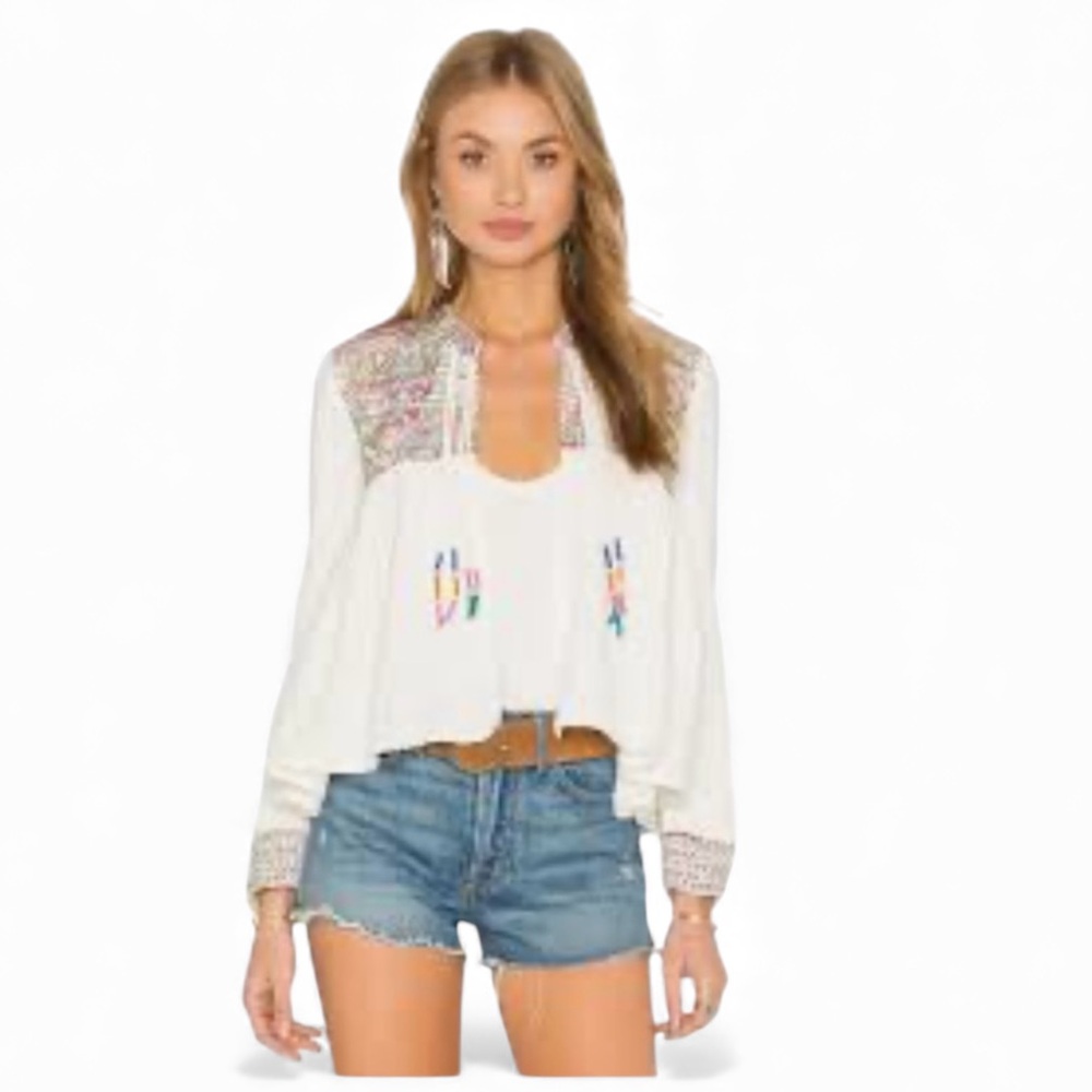 Love Sam Daisy Jacket In Cloud Multi - image 1